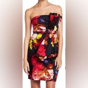 Ted Baker Rosye Strapless Floral Dress